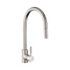 Rangemaster Aquatrend Brushed Chrome Single Lever Pull Out Kitchen Mixer Tap