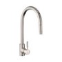 Rangemaster Aquatrend Single Lever Pull Out Monobloc Kitchen Mixer Tap - Brushed Nickel
