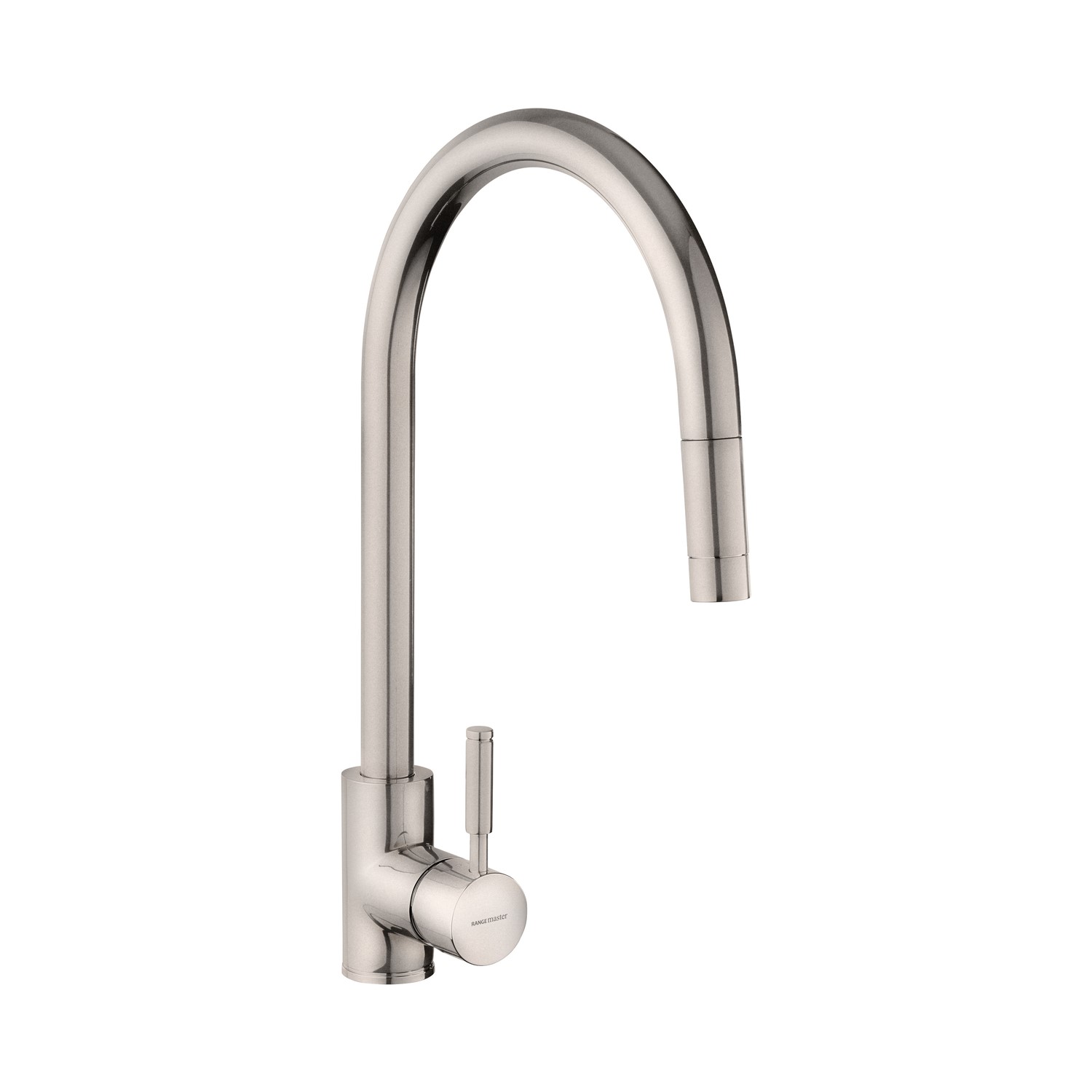 PERRIN ＆ ROWE HOXTON SINGLE HOLE LAVATORY FAUCET IN POLISHED NICKEL WITH  SINGLE METAL LEVER AND POP-UP 並行輸入品 浴室、浴槽、洗面所