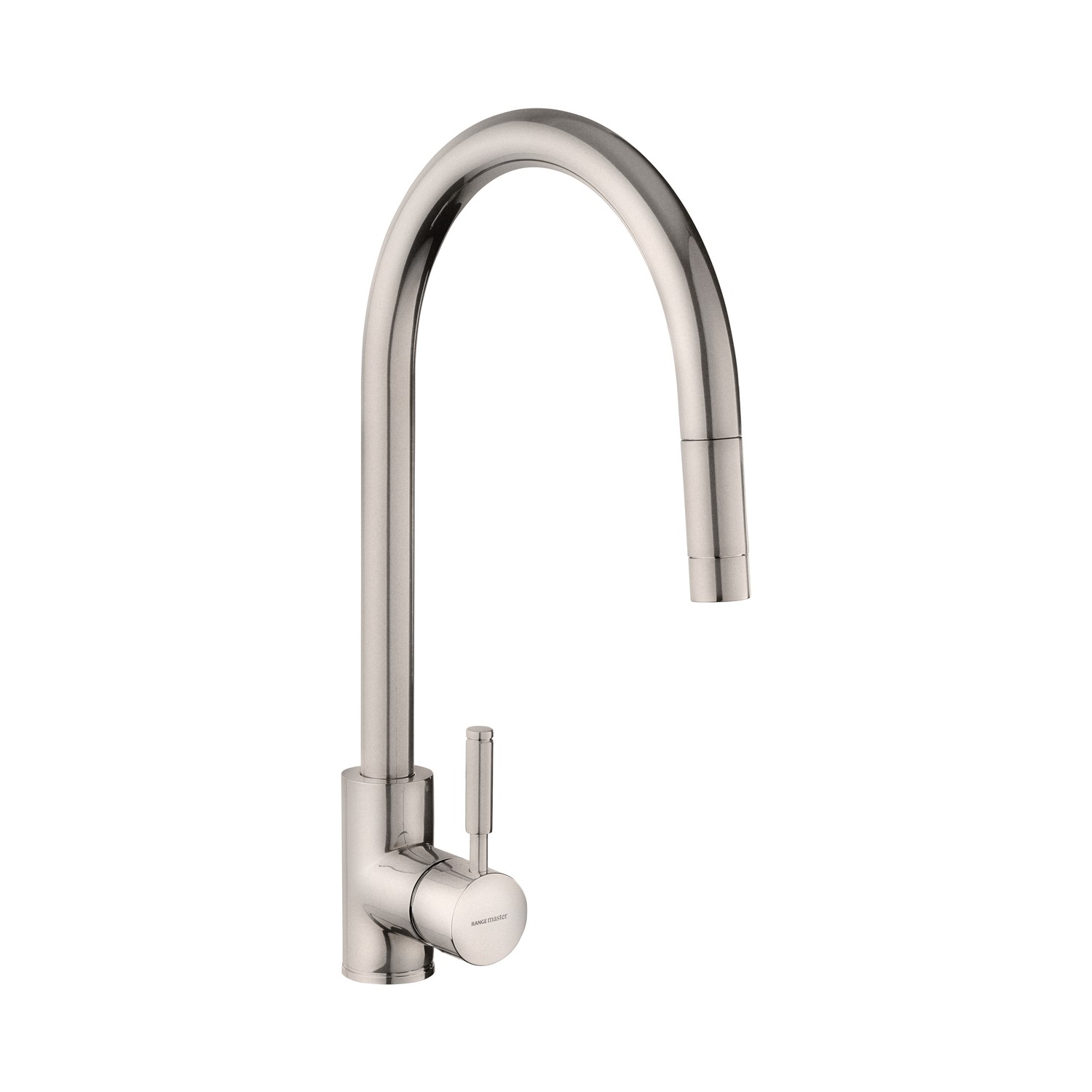 PERRIN ＆ ROWE HOXTON SINGLE HOLE LAVATORY FAUCET IN POLISHED NICKEL WITH SINGLE  METAL LEVER AND POP-UP 並行輸入品 浴室、浴槽、洗面所