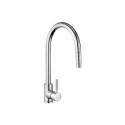 TRE1SLPOCM Rangemaster Aquatrend Single Lever Pull Out Monobloc Kitchen Mixer Tap - Polished Chrome