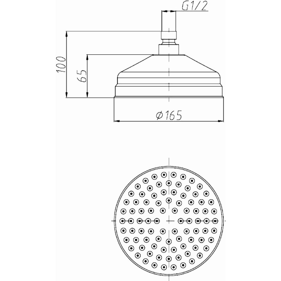 Traditional Round Shower Head
