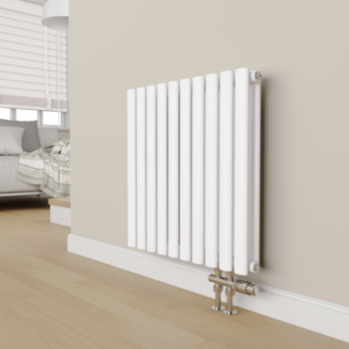 Elego Chrome Modern TRV H Block Thermostatic Radiator Valve