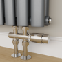 Elego Chrome Modern TRV H Block Thermostatic Radiator Valve