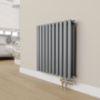 Elego Chrome Modern TRV H Block Thermostatic Radiator Valve