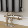 Elego Chrome Modern TRV H Block Thermostatic Radiator Valve