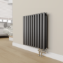 Elego Chrome Modern TRV H Block Thermostatic Radiator Valve