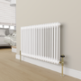 Maesta Antique Brass Traditional TRV Angled Thermostatic Radiator Valves With Lockshield