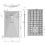 Claristone Anthracite Slate Effect Shower Tray & Waste - 1400 x 800mm