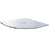 Claristone White Quadrant Slate Effect Shower Tray & Waste - 900 x 900mm Claristone White Quadrant Slate Effect Shower Tray & Waste - 900 x 900mm