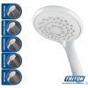 GRADE A1 - Triton 8000 Series 5 Spray Pattern Shower Handset - White