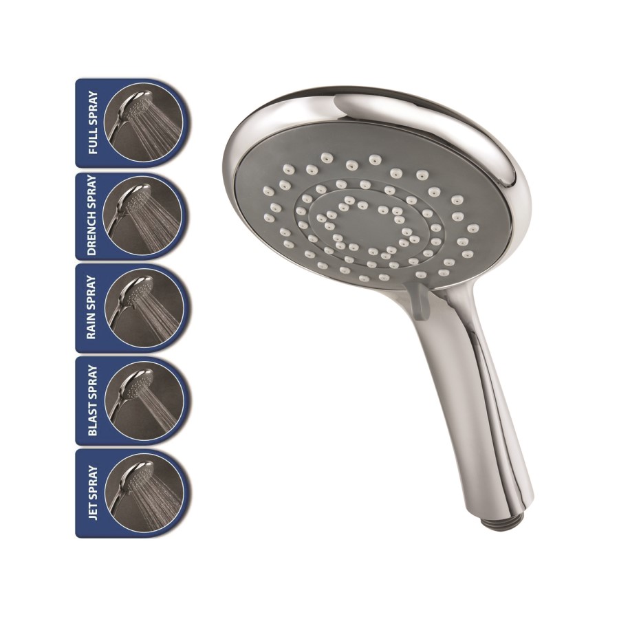 Triton Easi-Fit Shower Kit - Chrome