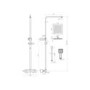 Black Square Thermostatic Mixer Shower Set with Exposed Valve - Zana