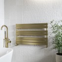 A2/TUNBB1000 GRADE A2 - Brass Horizontal Towel Radiator 600 x 1000mm - Tundra