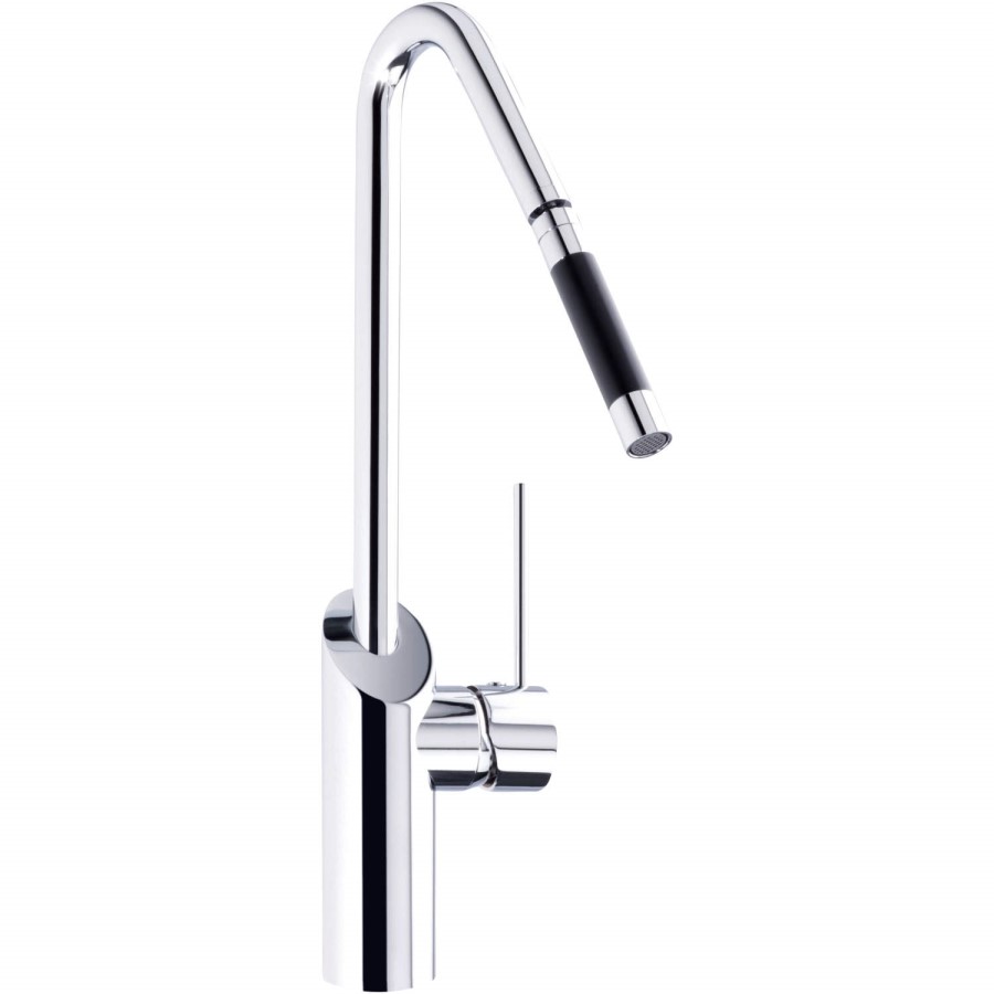 CDA Chrome Single Lever Mixer Swivel Spout Kitchen Tap