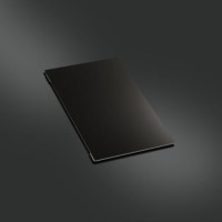 GRADE A1 - Smeg TVN 24cm Wide Reversible Black Glass And Stainless Steel Chopping Board