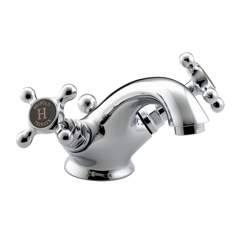 GRADE A1 - Bristan Trinity Chrome Basin Mixer Tap with Waste