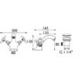 GRADE A1 - Bristan Trinity Chrome Basin Mixer Tap with Waste