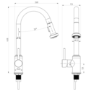 Reginox Pull Out Spray Tap