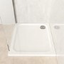 1000x700mm Rectangular Shower Tray – Low Profile 45mm – Stone Resin – White – Pearl