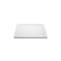 900x900mm Square Shower Tray 45mm - White Acrylic Stone Resin - Pearl 900x900mm Square Shower Tray 45mm - White Acrylic Stone Resin - Pearl