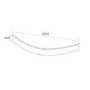 100mm High Riser Kit Pack for Offset Quadrant Shower Tray - White