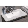 Hudson Reed Grey Wall Hung Bathroom Cabinet & Basin - W505 x H518mm