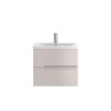 Hudson Reed Cashmere Wall Hung Bathroom Cabinet &amp; Basin - W615 x H540mm