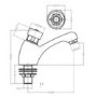 Taylor & Moore Non Concussive Basin Taps