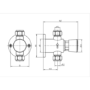 Taylor & Moore Non Concussive Shower Mixer Valve