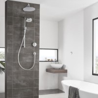 Aqualisa Unity Q Smart Digital Shower Concealed with Adjustable and Wall Fixed Head HP/Combi