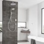 Aqualisa Unity Q Smart Digital Shower Concealed with Adjustable and Wall Fixed Head HP/Combi