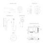 Aqualisa Unity Q Smart Digital Shower Concealed with Adjustable and Wall Fixed Head HP/Combi