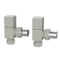 Beige Square Manual Angled Radiator Valves – For Pipework Which Comes From The Wall Beige Square Manual Angled Radiator Valves – For Pipework Which Comes From The Wall