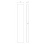 Tall Tower End Panel for Fitted Furniture Blue- Vancouver
