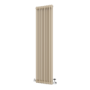 Reggio Beige grey Vertical Double Column Traditional Radiator 1800x470mm 4399 BTU - Cast Iron Style