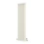 Reggio Linen Vertical Double Column Traditional Radiator 1800x470mm 4399 BTU - Cast Iron Style