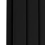 Riace Midnight Black Vertical Flat Designer Radiator 1600x680mm Double Panel 6145 BTU