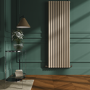 Sorrento Cleopatra Vertical Oval Designer Radiator 1800x590mm Double Panel 6229 BTU
