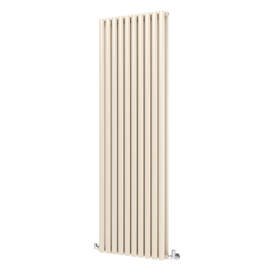 Sorrento Cleopatra Vertical Oval Designer Radiator 1800x590mm Double Panel 6229 BTU