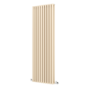 Sorrento Elk brown Vertical Oval Designer Radiator 1800x590mm Double Panel 6229 BTU
