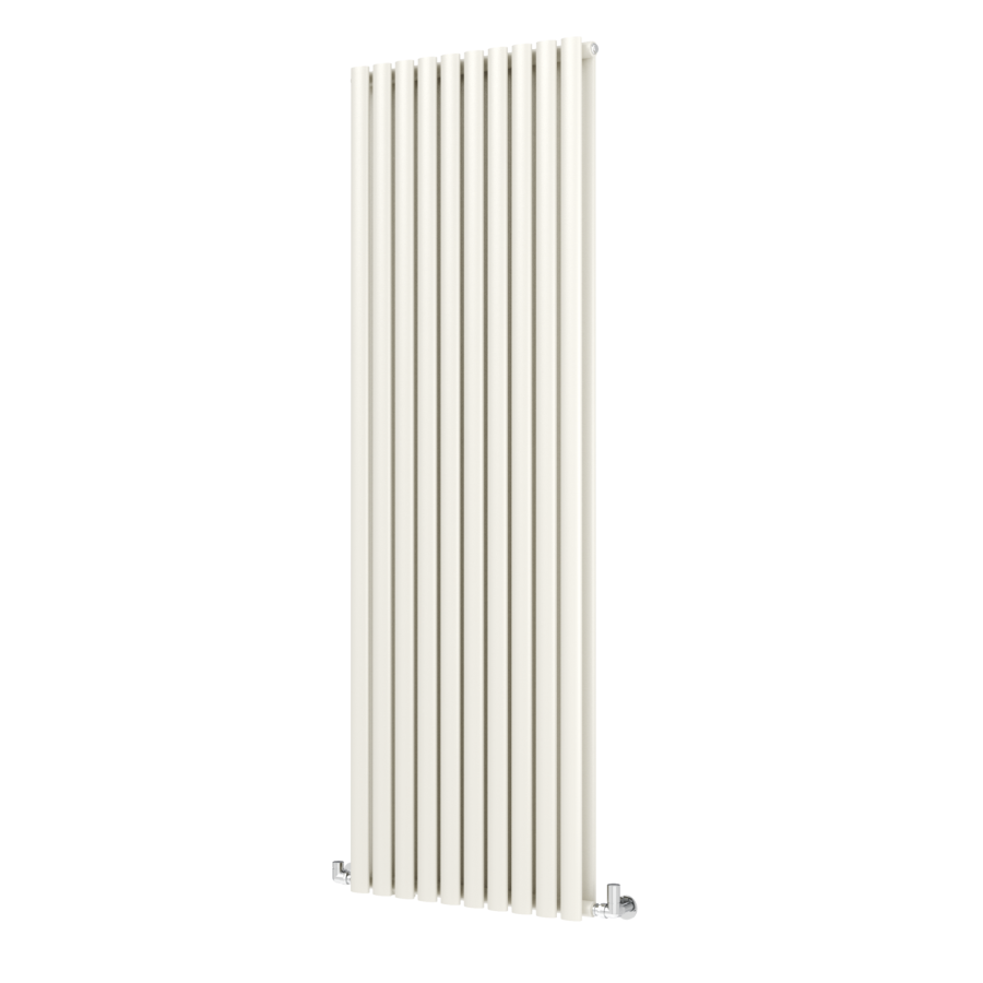 Sorrento Linen Vertical Oval Designer Radiator 1800x590mm Double Panel 6229 BTU