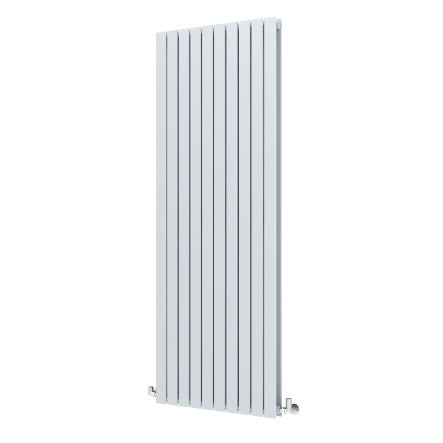 Riace Salt & Pepper Vertical Flat Designer Radiator 1800x680mm Double ...