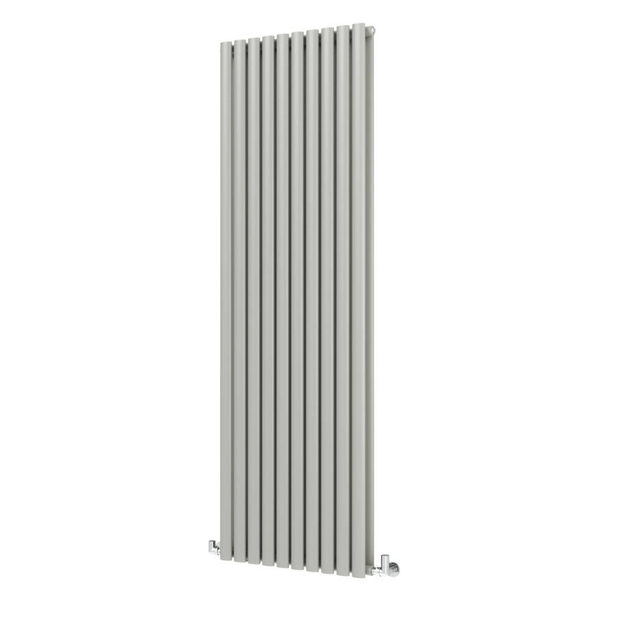 Sorrento Smoked Stone Vertical Oval Designer Radiator 1800x590mm Double Panel 6229 BTU
