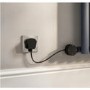 Anthracite Vertical Smart Electric Radiator with Wi-Fi Thermostat - 1200W - Double Panel H1600xW236mm - Bathroom Safe