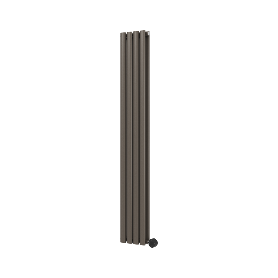 Russet Vertical Smart Electric Radiator with Wi-Fi Thermostat - 1.2KW - H1600xW236 - Bathroom Safe