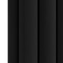 Sorrento Midnight Black Vertical Oval Designer Radiator 1800x236mm Double Panel 2491 BTU