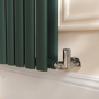 Sorrento Evergreen Vertical Oval Designer Radiator 1600x354mm Double Panel 3351 BTU