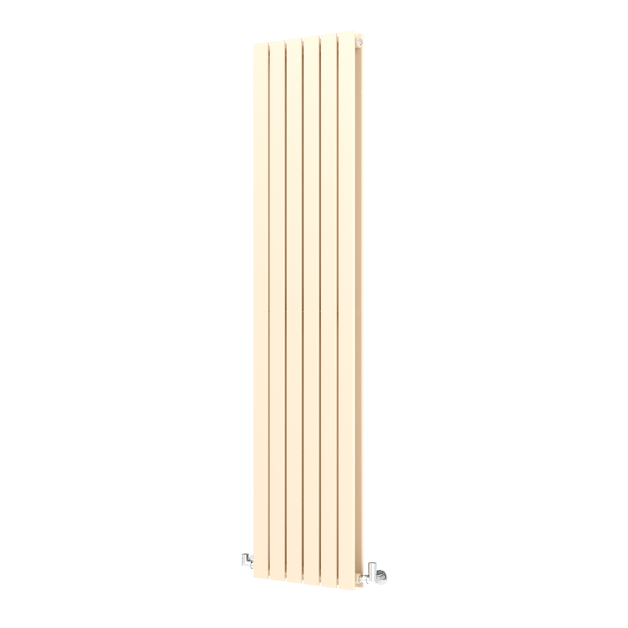 Reference Image Radiator Brown Riace Elk brown Vertical Flat Designer Radiator 1800x408mm Double Panel ...