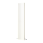 Riace Linen Vertical Flat Designer Radiator 1800x408mm Double Panel 4168 BTU